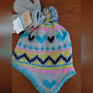 Price Drop...Girls hat and mitten set